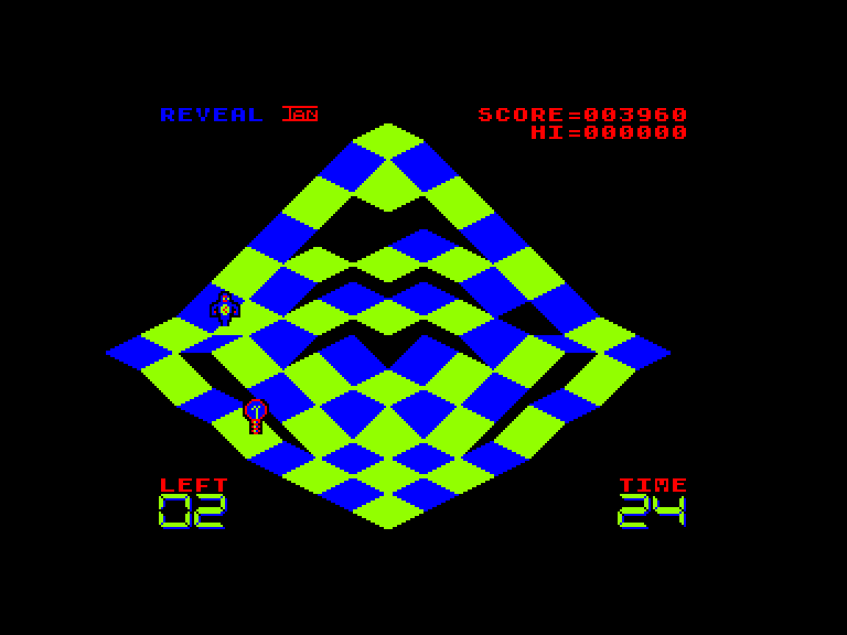 screenshot of the Amstrad CPC game Reveal by GameBase CPC