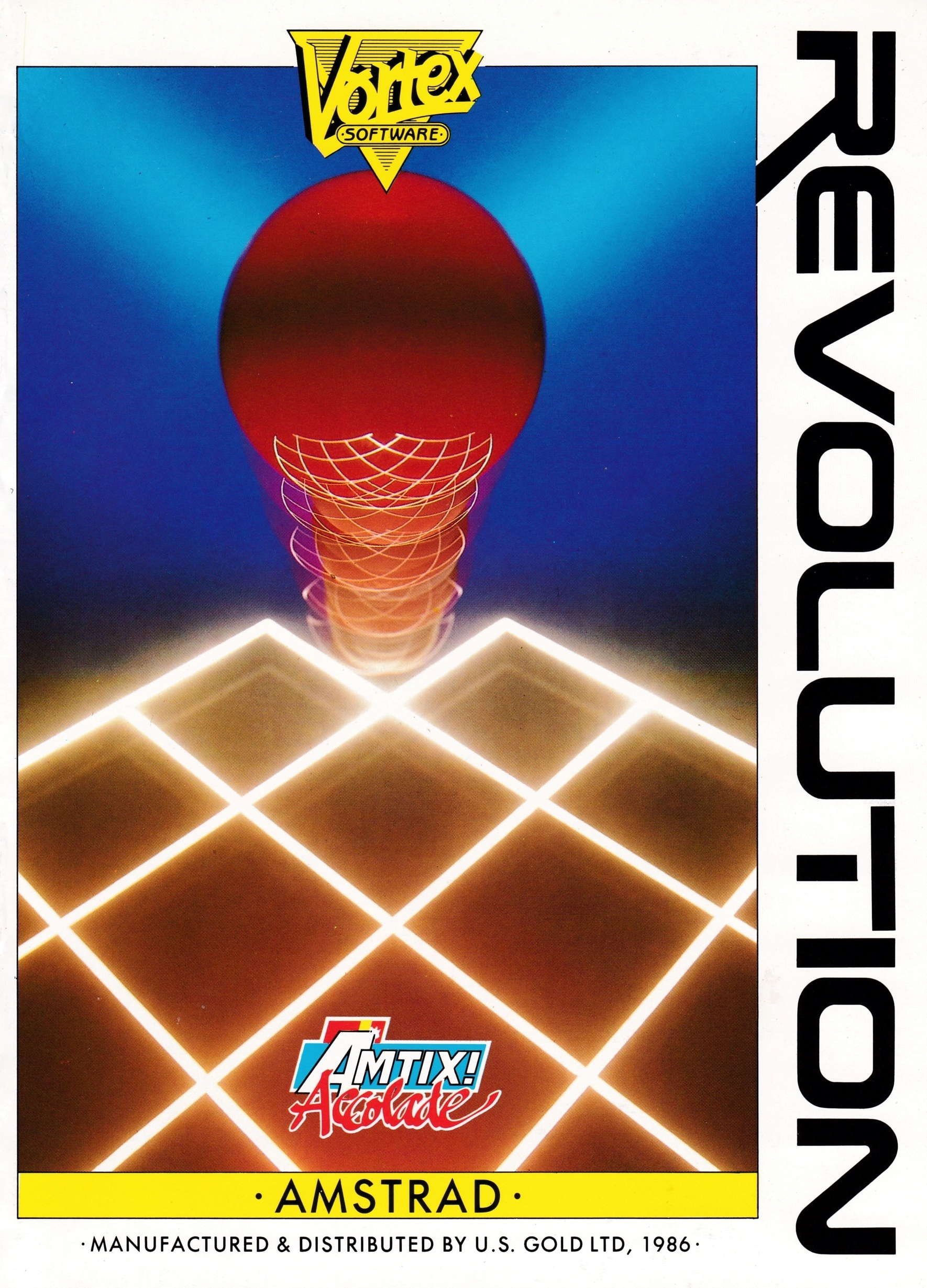 screenshot of the Amstrad CPC game Revolution by GameBase CPC