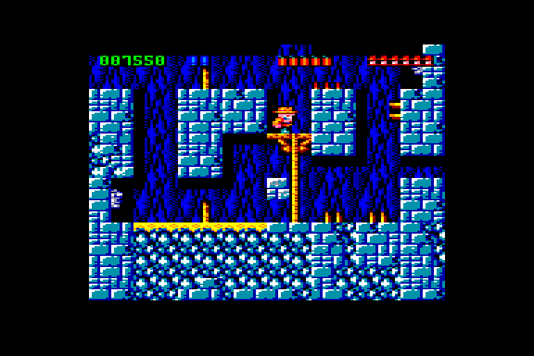 screenshot of the Amstrad CPC game Rick Dangerous by GameBase CPC