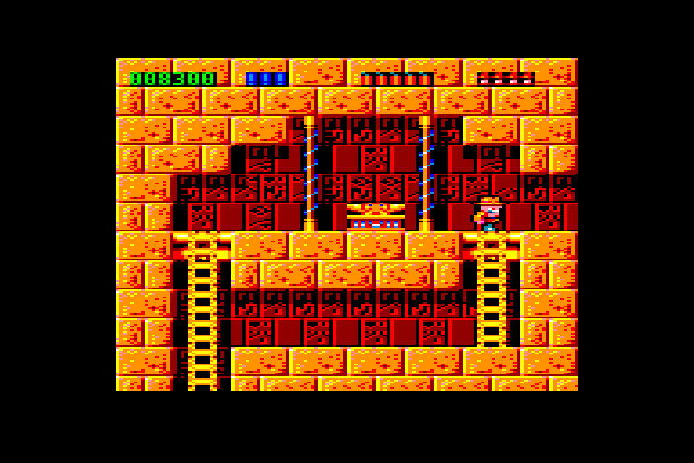 screenshot of the Amstrad CPC game Rick Dangerous by GameBase CPC