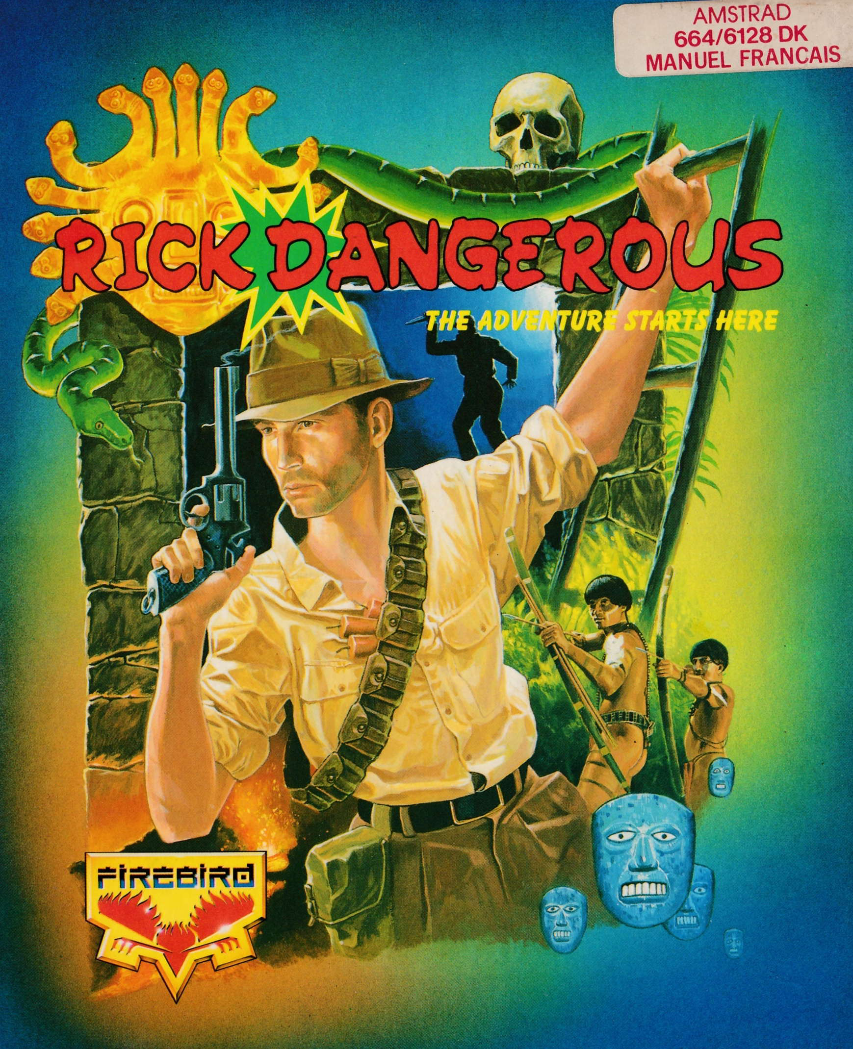 cover of the Amstrad CPC game Rick Dangerous  by GameBase CPC