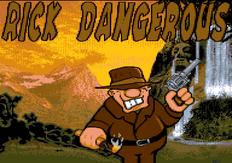 cover of the Amstrad CPC game Rick Dangerous 128+  by GameBase CPC