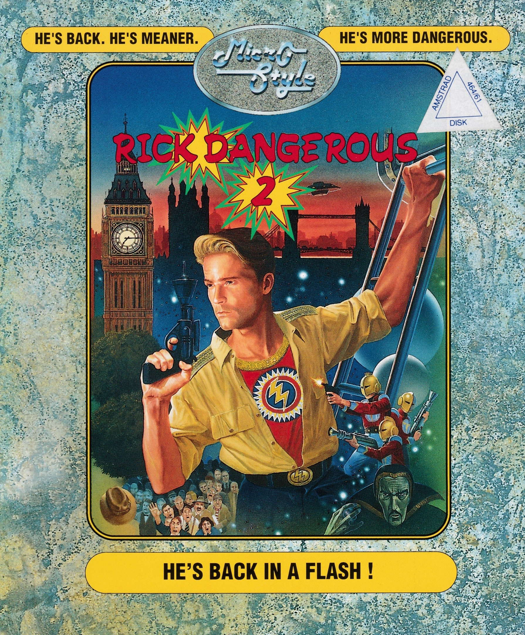 screenshot of the Amstrad CPC game Rick Dangerous II by GameBase CPC