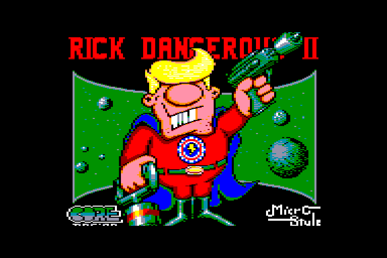 screenshot of the Amstrad CPC game Rick Dangerous II by GameBase CPC