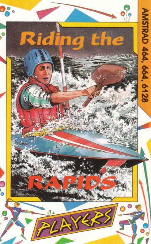 screenshot of the Amstrad CPC game Riding the rapids by GameBase CPC