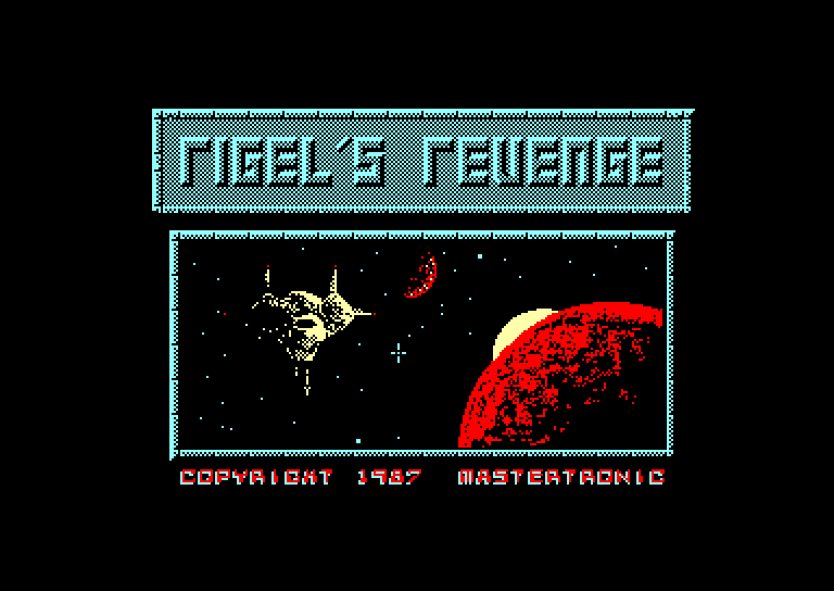 screenshot of the Amstrad CPC game Rigel's Revenge by GameBase CPC