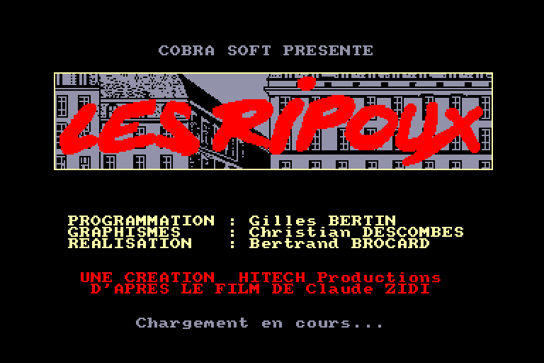 screenshot of the Amstrad CPC game Ripoux (les) by GameBase CPC