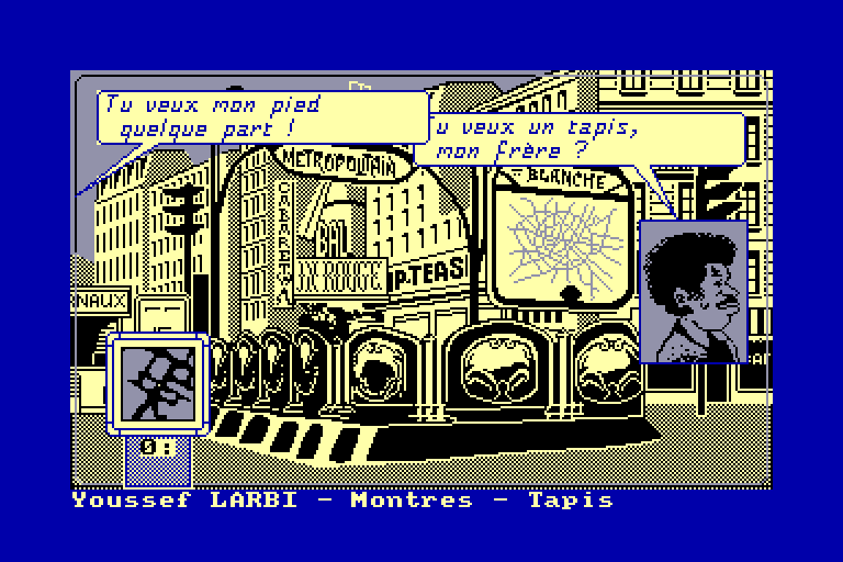 screenshot of the Amstrad CPC game Ripoux (les) by GameBase CPC