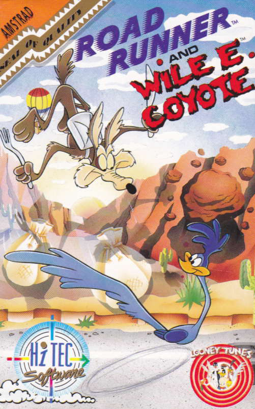 screenshot of the Amstrad CPC game Road runner and wile e. coyote by GameBase CPC