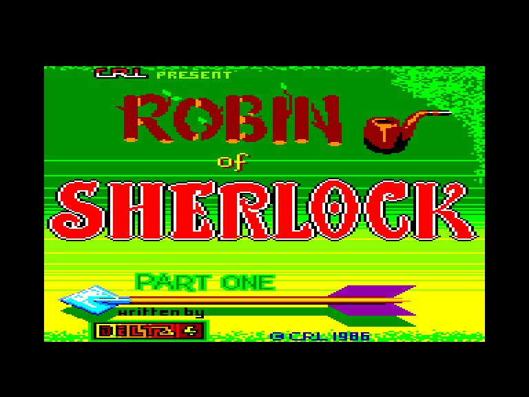 screenshot of the Amstrad CPC game Robin of Sherlock by GameBase CPC