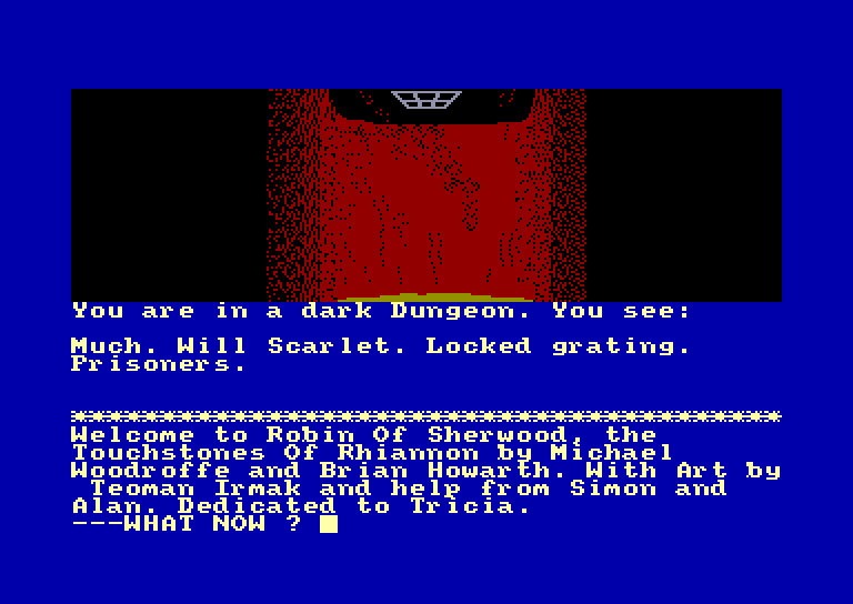 screenshot of the Amstrad CPC game Robin of Sherwood by GameBase CPC