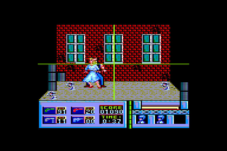 screenshot of the Amstrad CPC game Robocop by GameBase CPC