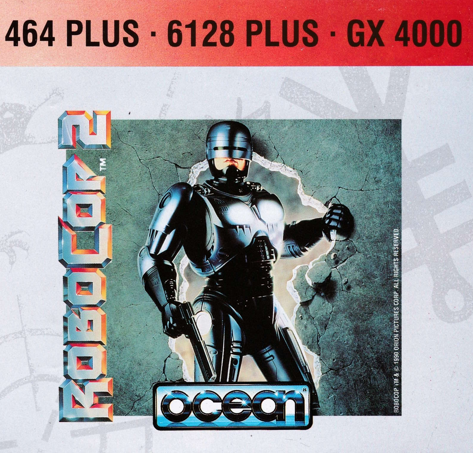 screenshot of the Amstrad CPC game Robocop 2 by GameBase CPC