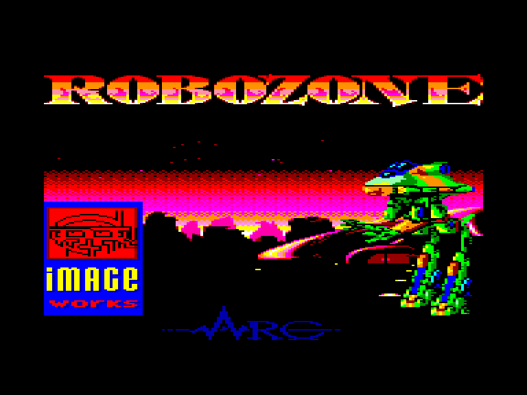 screenshot of the Amstrad CPC game Robozone by GameBase CPC