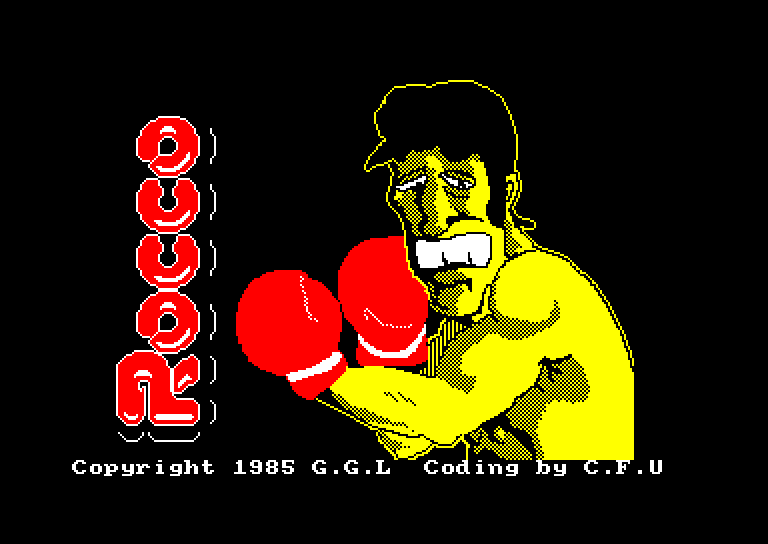 screenshot of the Amstrad CPC game Rocco by GameBase CPC