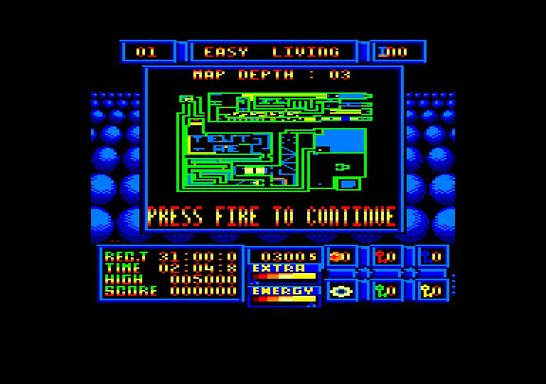 screenshot of the Amstrad CPC game Rock 'n roll by GameBase CPC