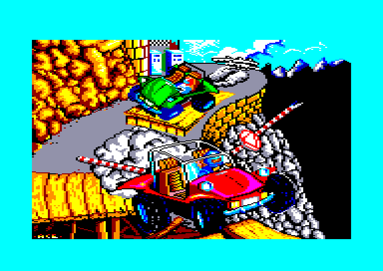 screenshot of the Amstrad CPC game Rock and roller by GameBase CPC