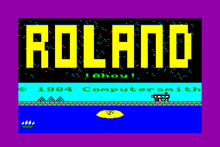 screenshot of the Amstrad CPC game Roland Ahoy ! by GameBase CPC