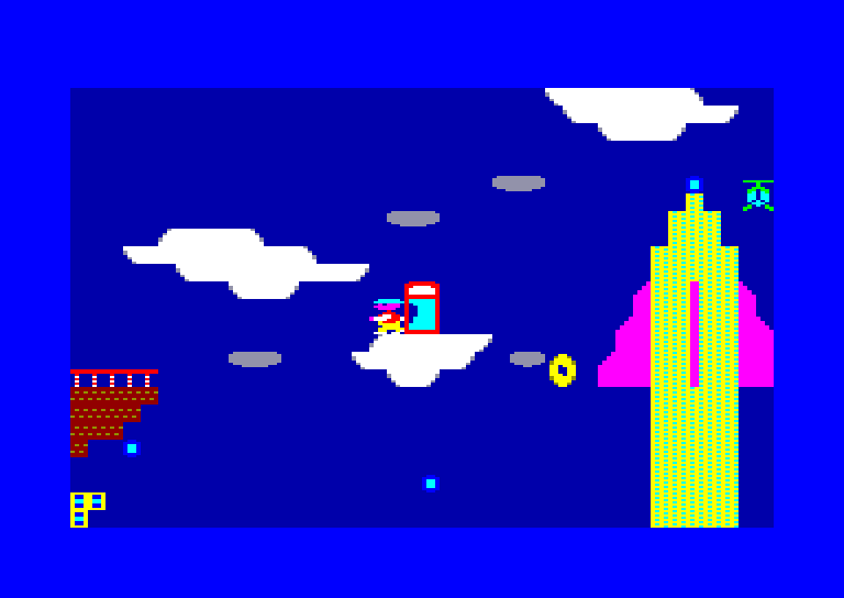 screenshot of the Amstrad CPC game Roland in space by GameBase CPC