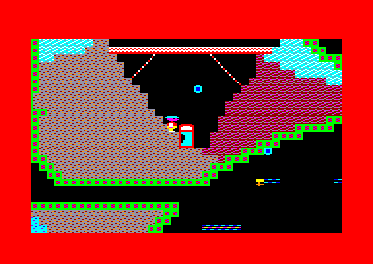 screenshot of the Amstrad CPC game Roland in space by GameBase CPC