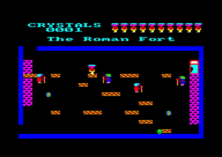 screenshot of the Amstrad CPC game Roland in time by GameBase CPC