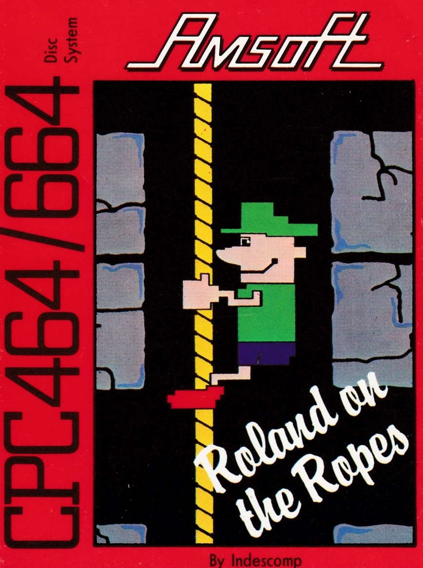 screenshot of the Amstrad CPC game Roland on the Ropes by GameBase CPC