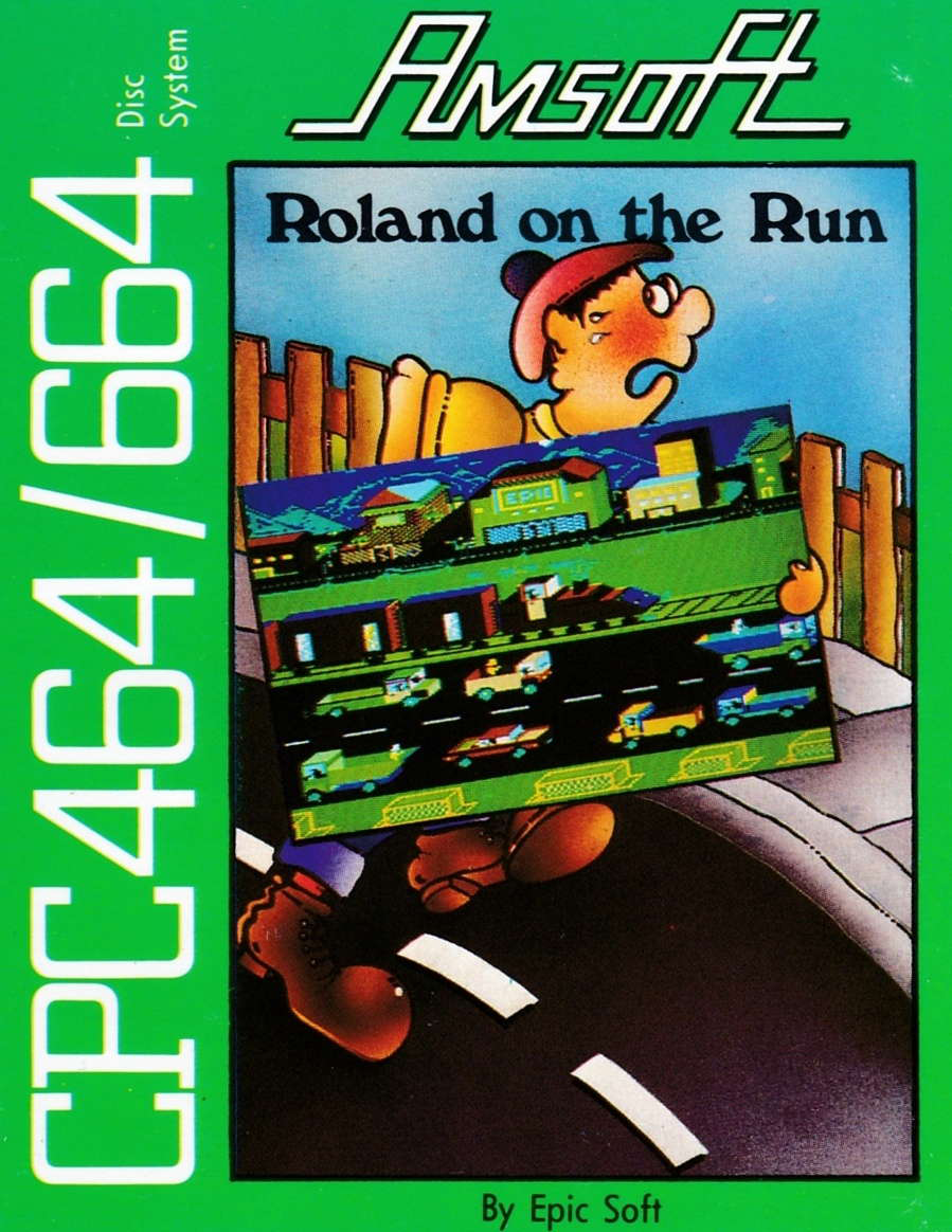 screenshot of the Amstrad CPC game Roland on the run by GameBase CPC