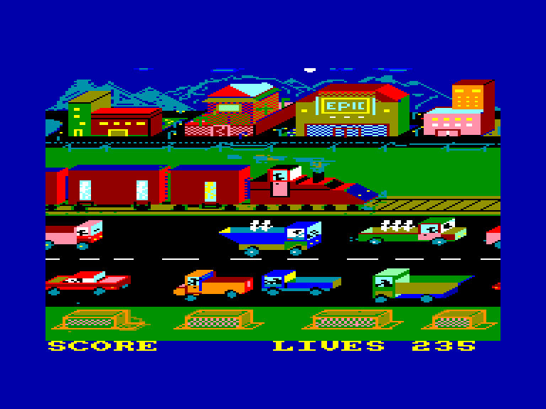 screenshot of the Amstrad CPC game Roland on the run by GameBase CPC