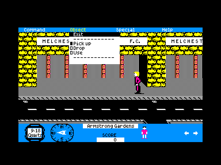 screenshot of the Amstrad CPC game Roy of the rovers by GameBase CPC
