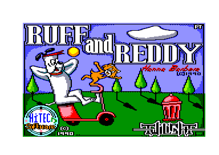 screenshot of the Amstrad CPC game Ruff And Reddy by GameBase CPC