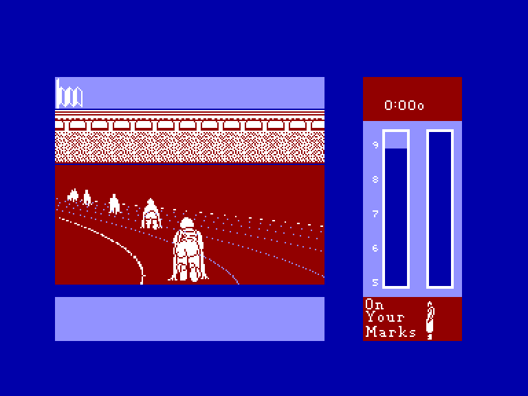 screenshot of the Amstrad CPC game Run for gold by GameBase CPC