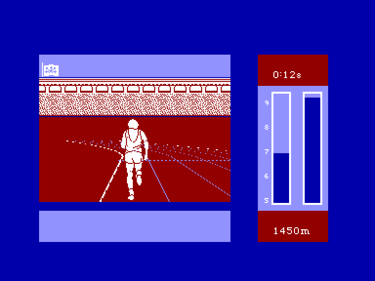 screenshot of the Amstrad CPC game Run for gold by GameBase CPC