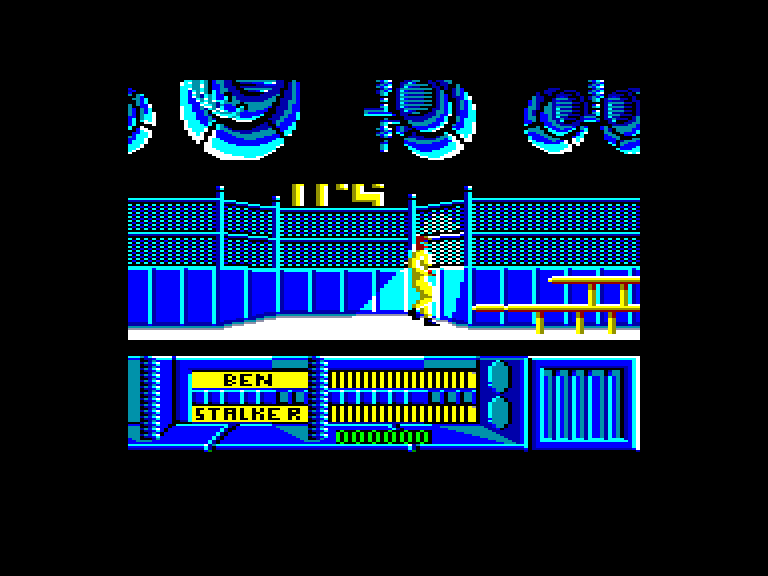 screenshot of the Amstrad CPC game Running Man (the) by GameBase CPC