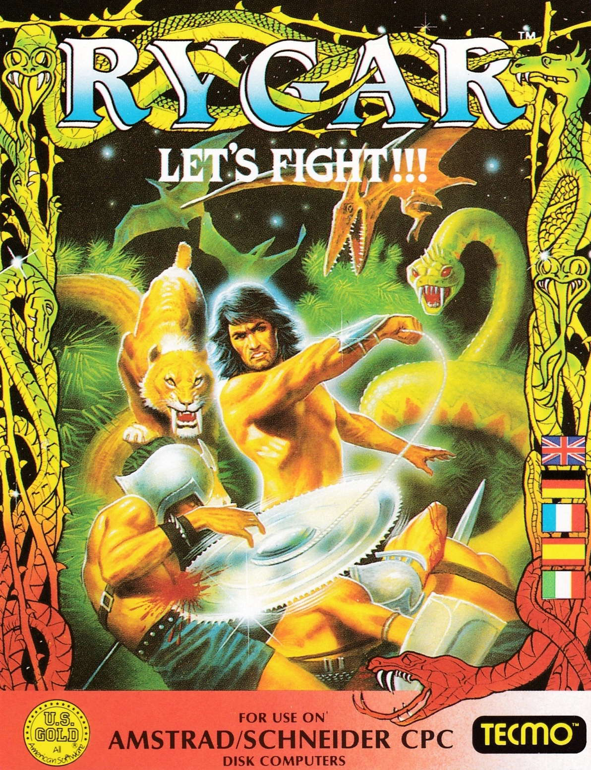 cover of the Amstrad CPC game Rygar  by GameBase CPC