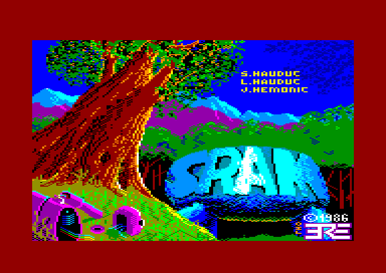 screenshot of the Amstrad CPC game SRAM by GameBase CPC