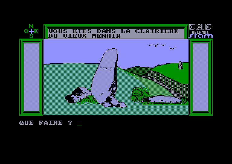 screenshot of the Amstrad CPC game SRAM by GameBase CPC