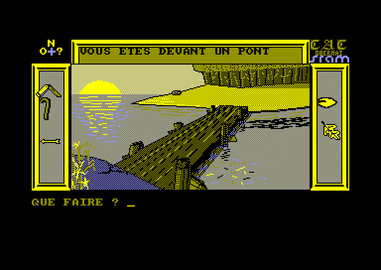 screenshot of the Amstrad CPC game SRAM by GameBase CPC