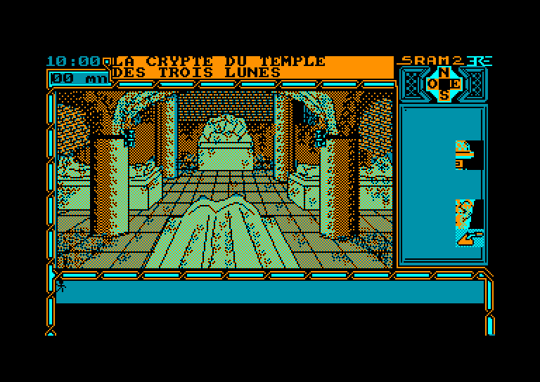 screenshot of the Amstrad CPC game SRAM 2 by GameBase CPC