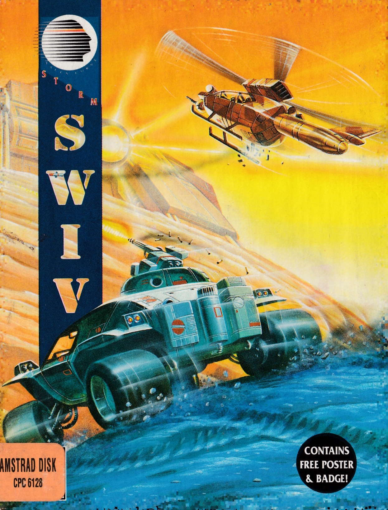 cover of the Amstrad CPC game SWIV  by GameBase CPC
