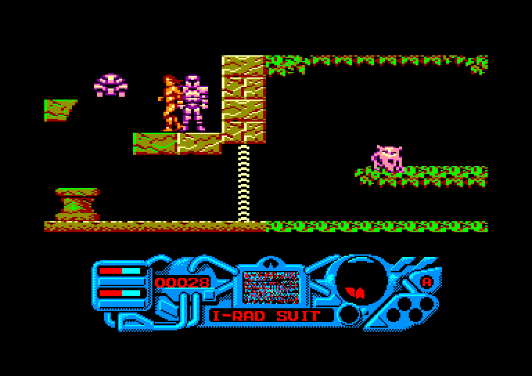 screenshot of the Amstrad CPC game Sacred Armour of Antiriad (the) by GameBase CPC