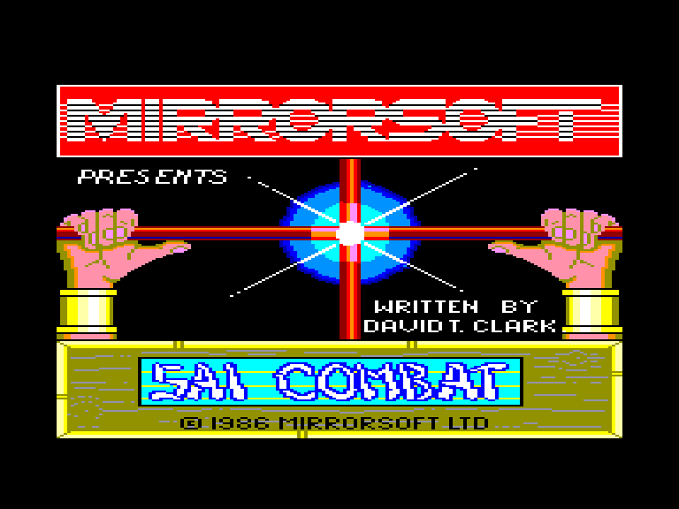screenshot of the Amstrad CPC game Sai Combat by GameBase CPC
