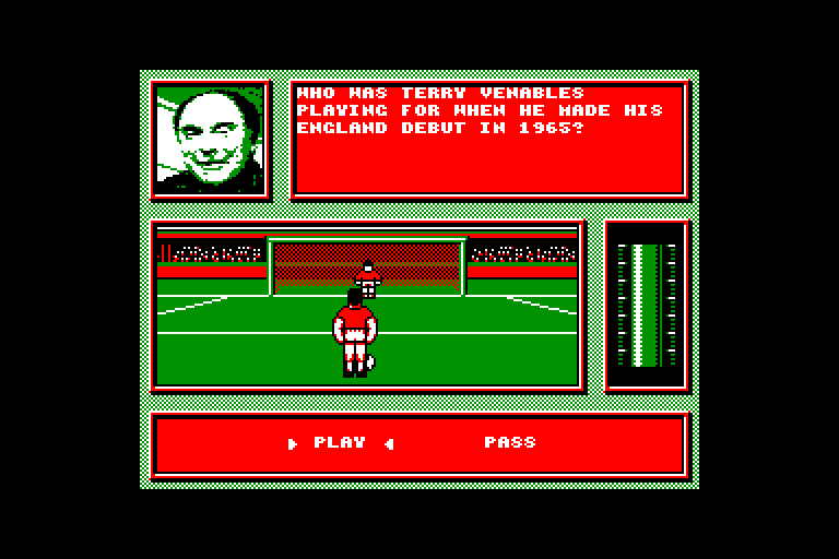 screenshot of the Amstrad CPC game Saint & Greavsie by GameBase CPC