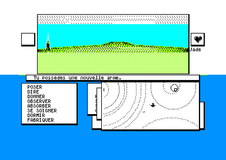 screenshot of the Amstrad CPC game Sapiens by GameBase CPC