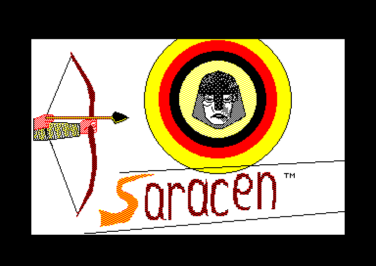 screenshot of the Amstrad CPC game Saracen by GameBase CPC