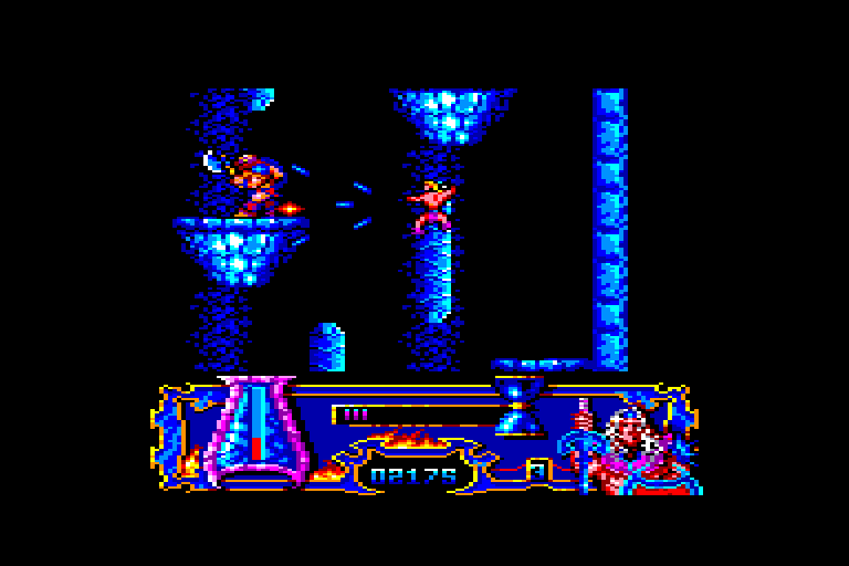 screenshot of the Amstrad CPC game Satan by GameBase CPC