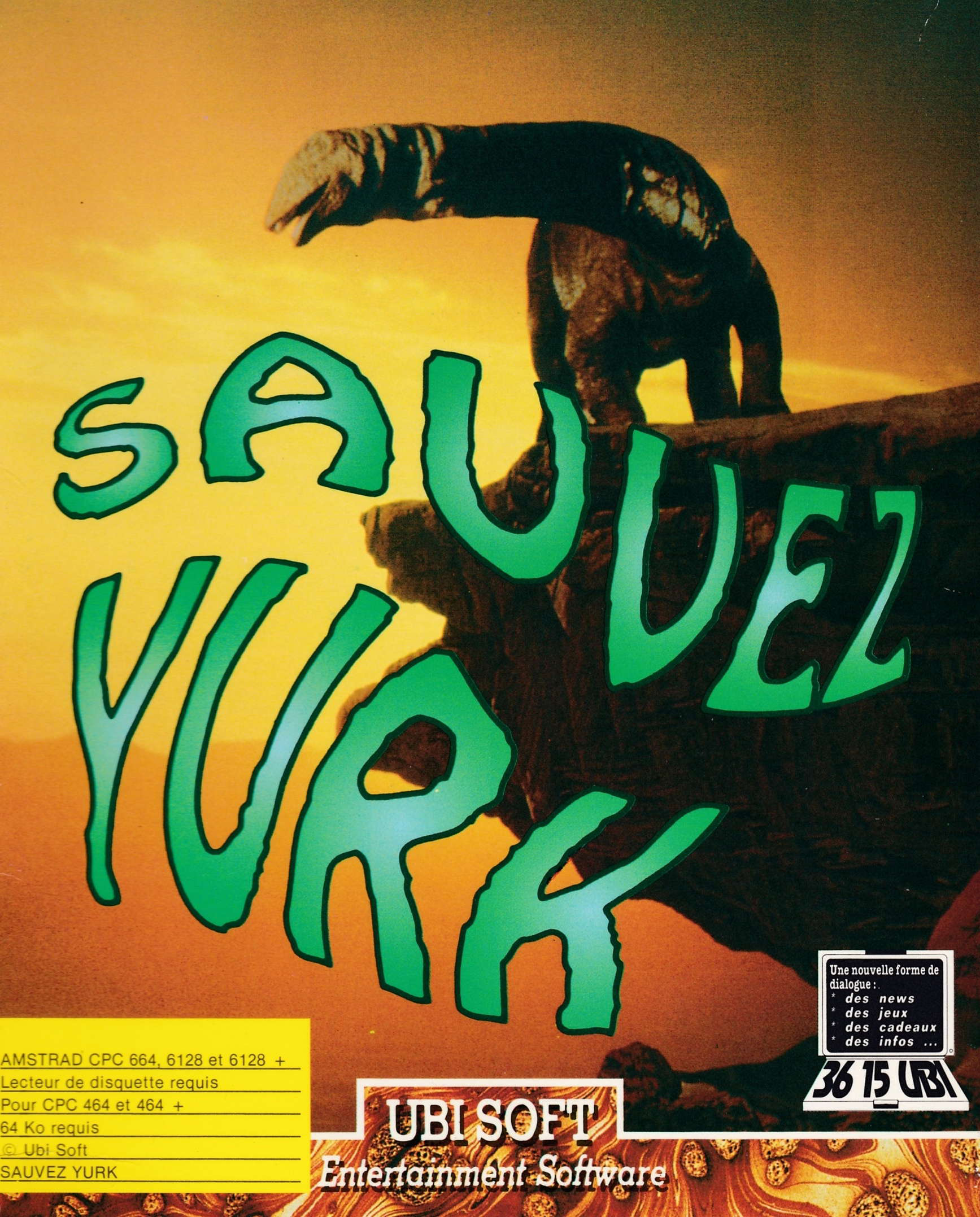 cover of the Amstrad CPC game Sauvez Yurk  by GameBase CPC