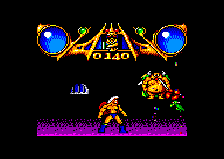screenshot of the Amstrad CPC game Savage by GameBase CPC