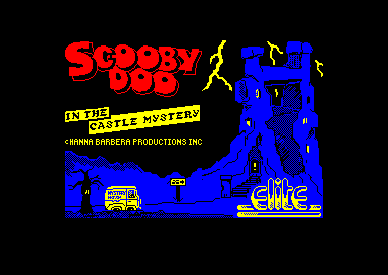 screenshot of the Amstrad CPC game Scooby Doo by GameBase CPC