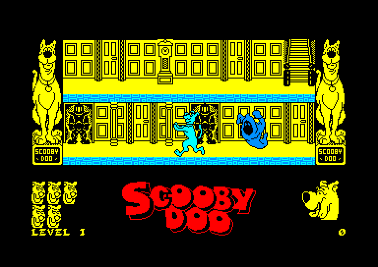 screenshot of the Amstrad CPC game Scooby Doo by GameBase CPC