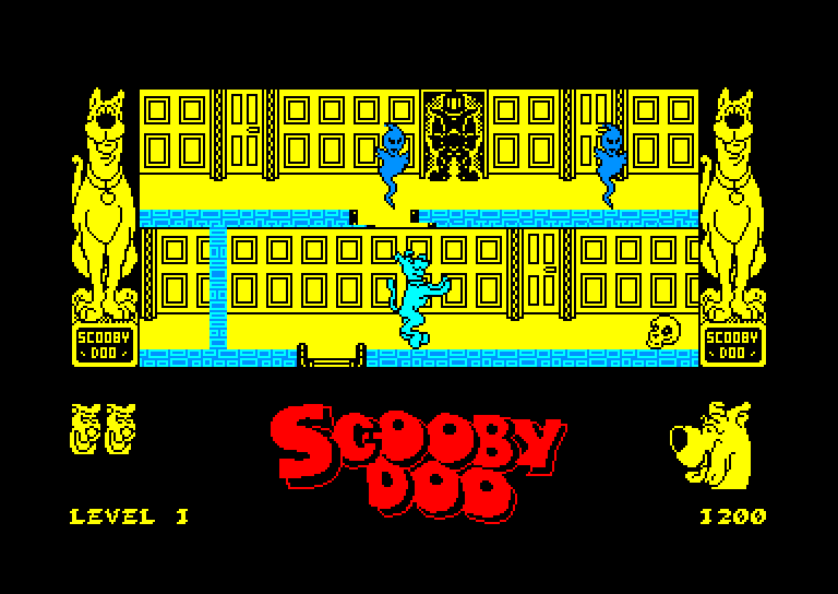 screenshot of the Amstrad CPC game Scooby Doo by GameBase CPC